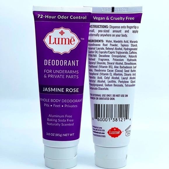 All Natural Whole Body Deodorant Full Size Tube 3oz Original Formula White Logo - Picture 3 of 9